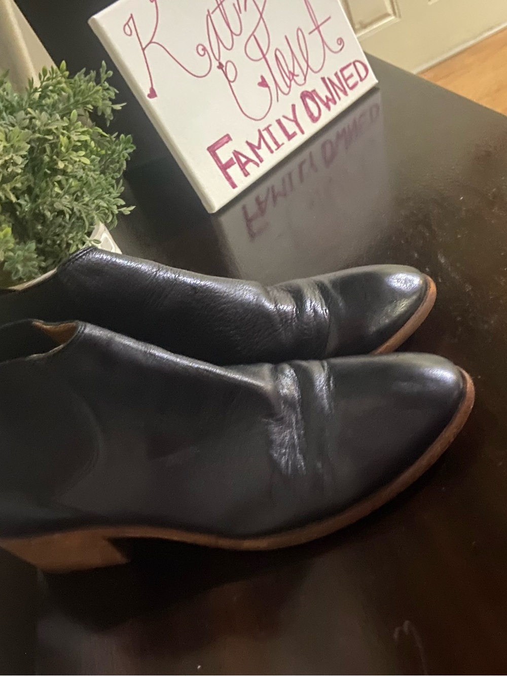 Men's Black Leather Chelsea Boots - Sleek Slip-On Style